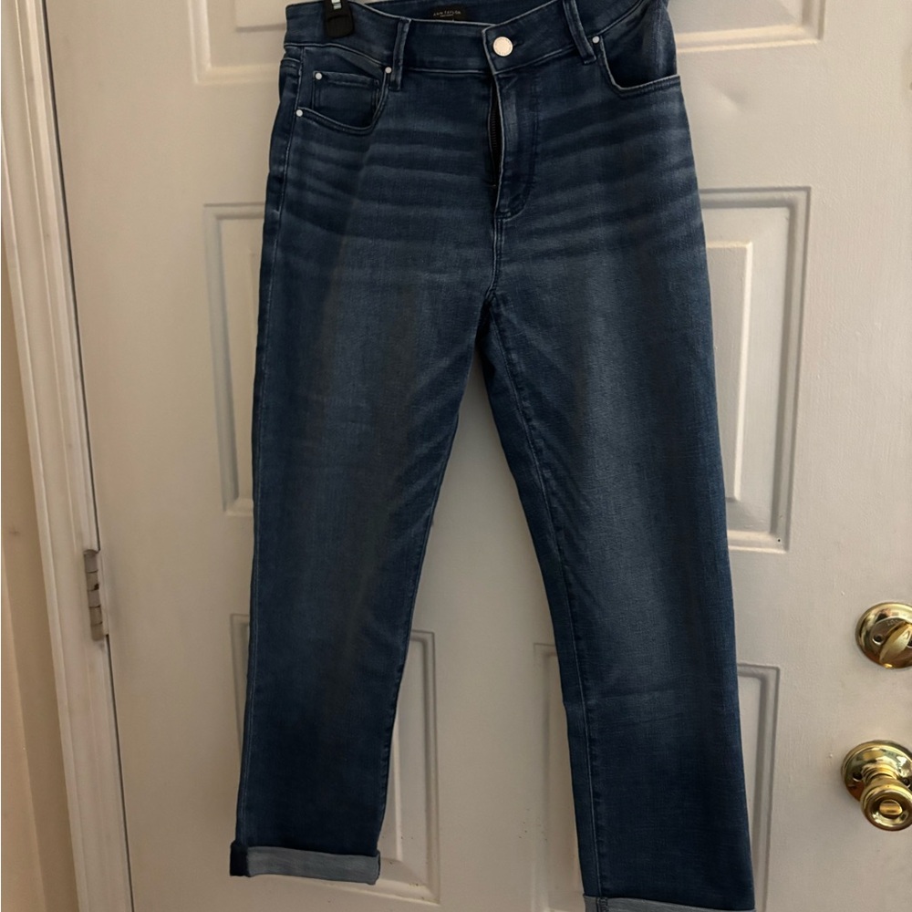 Ann Taylor Women's Dark Wash Boyfriend Jeans